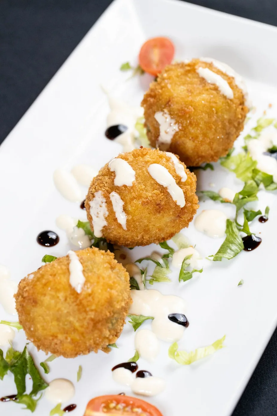 Fried appetizer trio