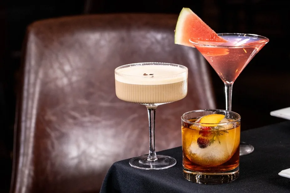Three signature cocktails