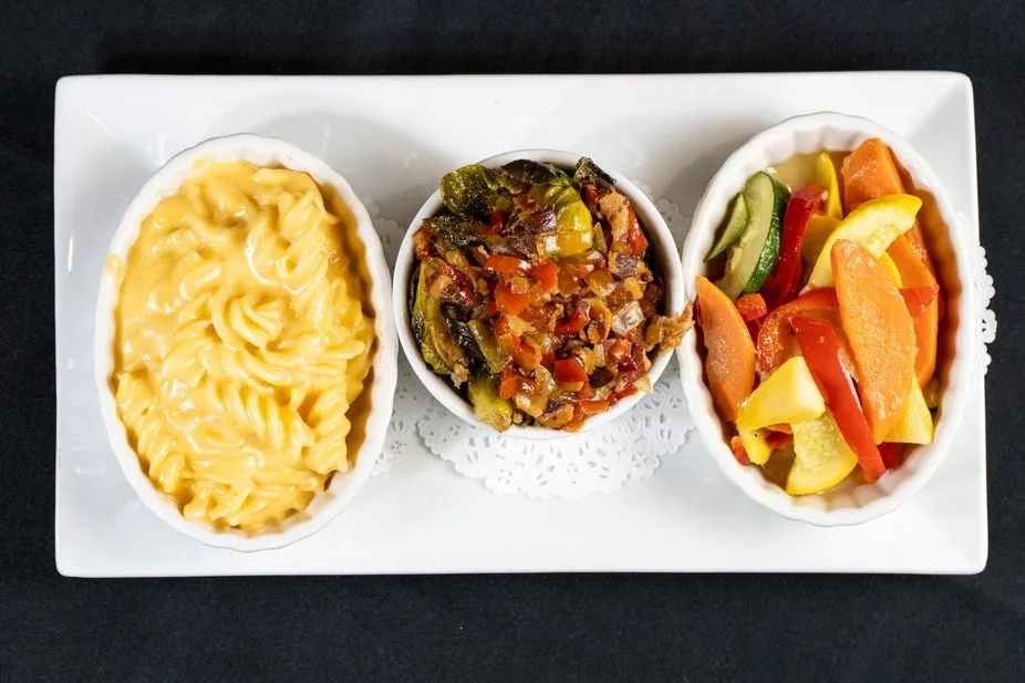 Steakhouse side trio from above
